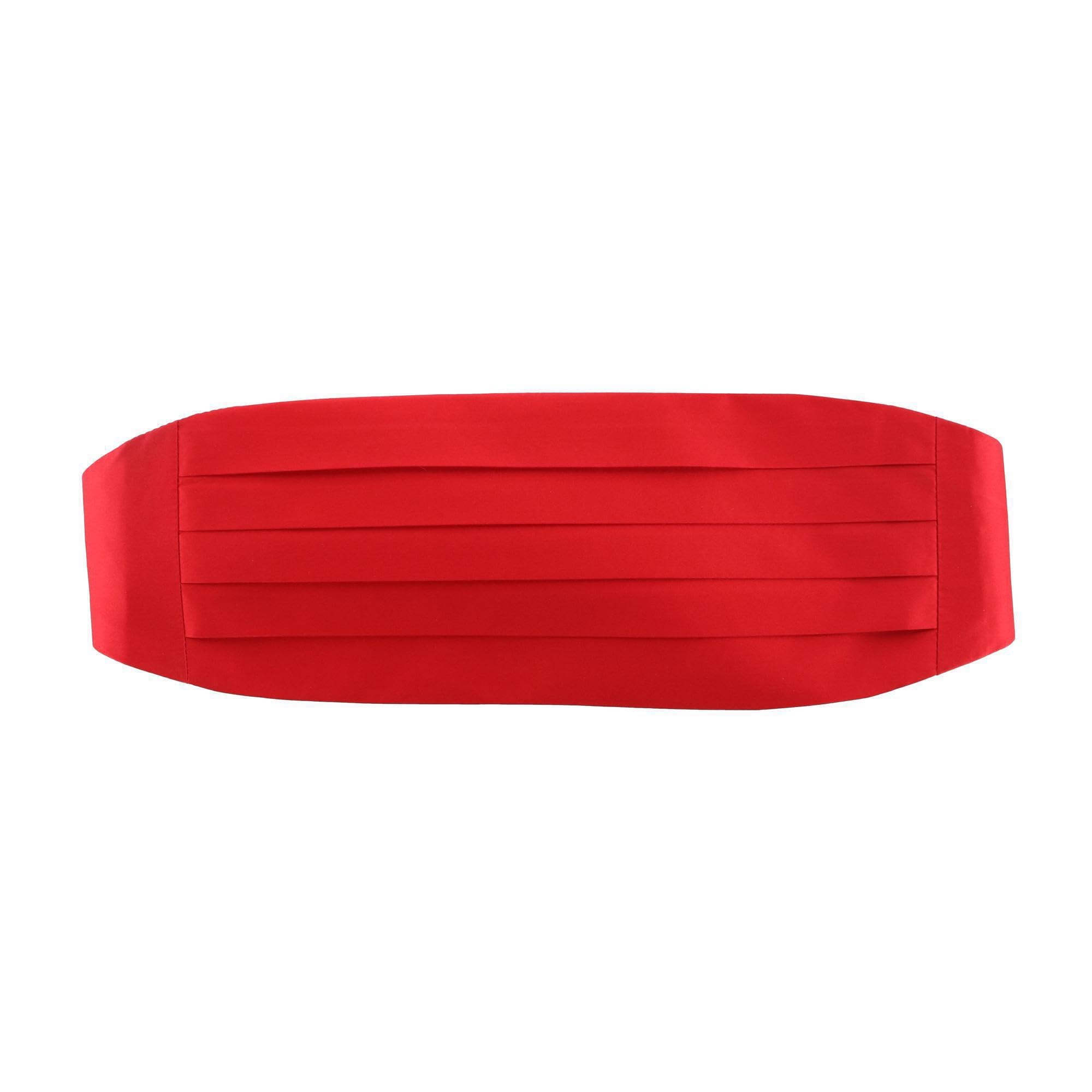 Trafalgar Men's Sutton Solid Color Silk Cummerbund