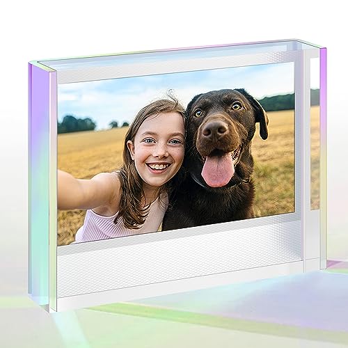 WINKINE Instax Frame, Acrylic Photo Frame for Wide Instax Film & 2 Mini Film 2x3, 108mm x86mm, Mini Polaroid Frame for Wide Format Cameras, 300, 210, 200 Printers by WINKINE - Used condition - US$12.89