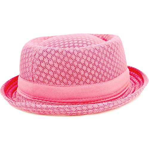 Image of The Hat Depot Unisex Light Weight Classic Soft Cool Mesh Pork Pie hat