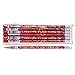 Moon Products 2117B Decorated Wood Pencil, Welcome to Our Class, HB #2, Red BRL, Dozen