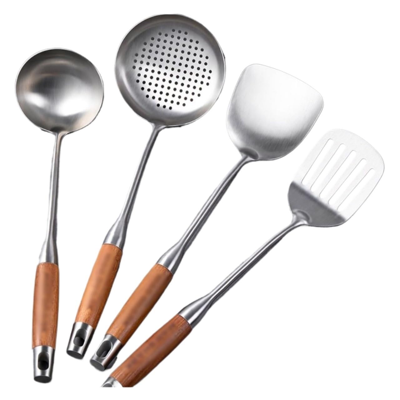 Ensemble d'ustensiles de cuisine antiadhésifs à longue tige for mélange matières Pelle Vaisselle