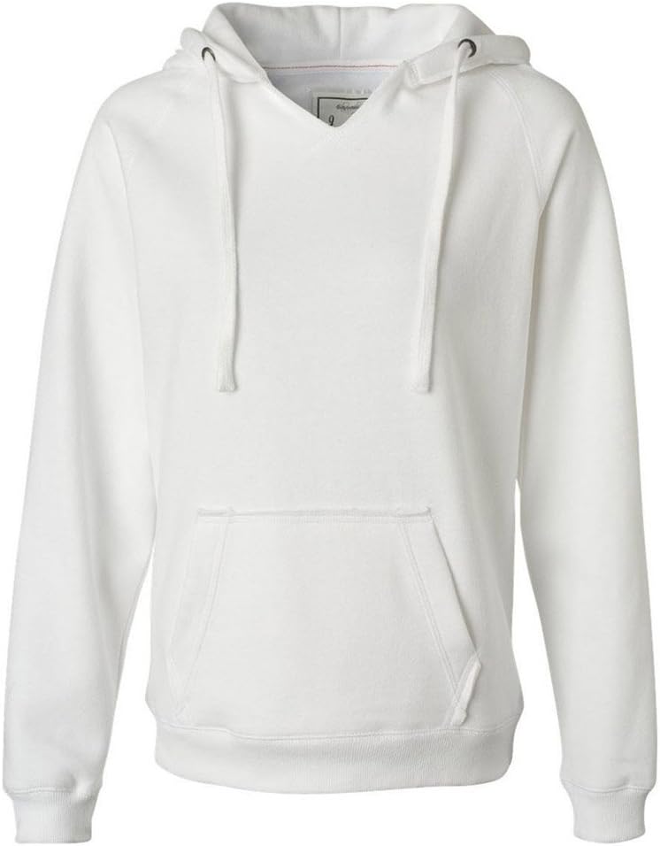 J. AmericaJ.America Ladies' Brushed V-Neck Hooded Fleece