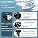 Outboard Engine Cover for 0-60 HP Boat Motor, Eazy Install Heavy Duty Oxford Waterproof and DustProof Outboard Covers in Outdoor