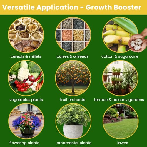 Image of Utkarsh Growth Booster - Liquid Red Seaweed Extract, Plant Growth Promoter, Organic Plant Tonic for Healthy Plants, Strong Roots, More Flowers & High Yield | Indoor & Outdoor Use - 1 Liter; Pack of 1