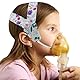No-Slip Nebulizer Kopfband für Cool Mist Inhalator Secure Adjustable Mask Strap Maskenhalter für Kinder Kinder Nebulizer Maske Zubehör Kopfbänder (Florales Muster)