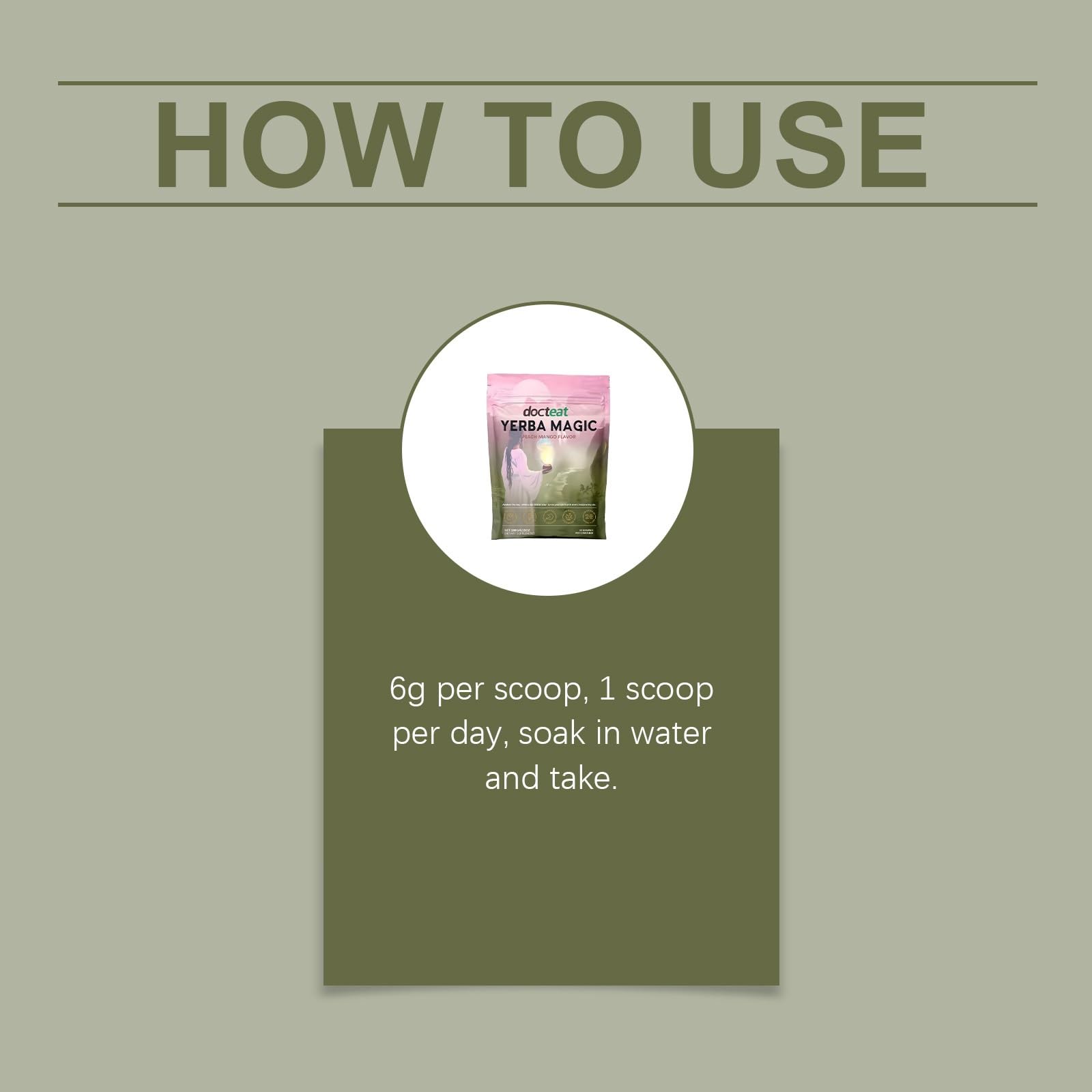 Mezcla De Mate Orgánico | Apoyo Digestivo Con Hongo Chaga | 6 G De Ración Diaria | Energía Natural | Estilo De Vida Saludable(1PCS)