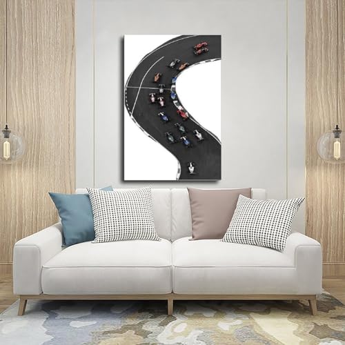 Poster Formule 1 decoration interieure affichette toile chambre salon