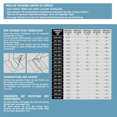 Bladerunner Igniter Ice W Allround-Schlittschuh für Freizeitläufer, Damen, Silber/Blau, 39