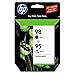 HP 98 Black & 95 Tri-color Original Ink Cartridges, 2 Cartridges (C9364WN, C9368WN) for HP Deskjet 460 2575 C4150 C4180 6830 6840 9800 HP Officejet 100 150 6940 6988 H470 7210 7310 7410 J6480 HP Photosmart 335 375 385 422 425 428 475 2575 C4150 C4180 8049 8050 8150 8350 8450 8750 HP PSC 1510 1610 2355