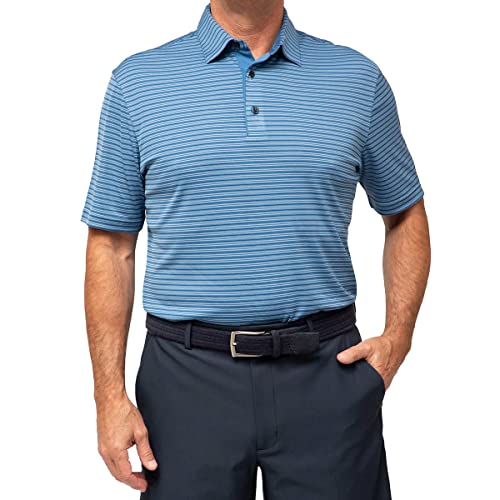 Polo pour homme bleu M anti transpiration pour rester au frais