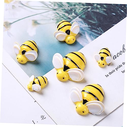 Dijes de abeja de resina para solucionar la falta de color en fundas y peinados aburridos 3
