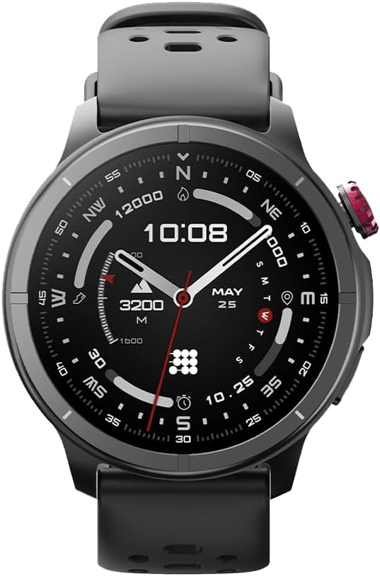 Cubitt AURA Pro 2 Smartwatch with Built-In GPS, Offline Maps, 1.48โ AMOLED HD, VITA AI, AI Coach, Readiness Score, Health Snap, Sleep Score, 5ATM, 10-Day Battery
