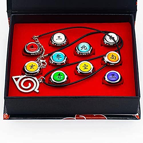 SUPYINI Anime - Set di 10 anelli per cosplay e