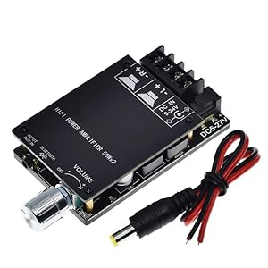 Bluetooth-Verstärkerplatinenmodul 2x50W Digital Stereo für Audio Amp Board Zweikanal-5V-27V für Audio Verstärker Modul Power Amplifier für Home Theater Lautsprecher mit HiFi-Filter