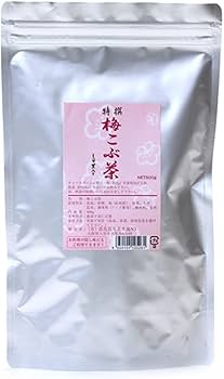 Amazon.co.jp: 浪花昆布茶本舗 特撰 梅こぶ茶 業務用 500g袋 しそ葉