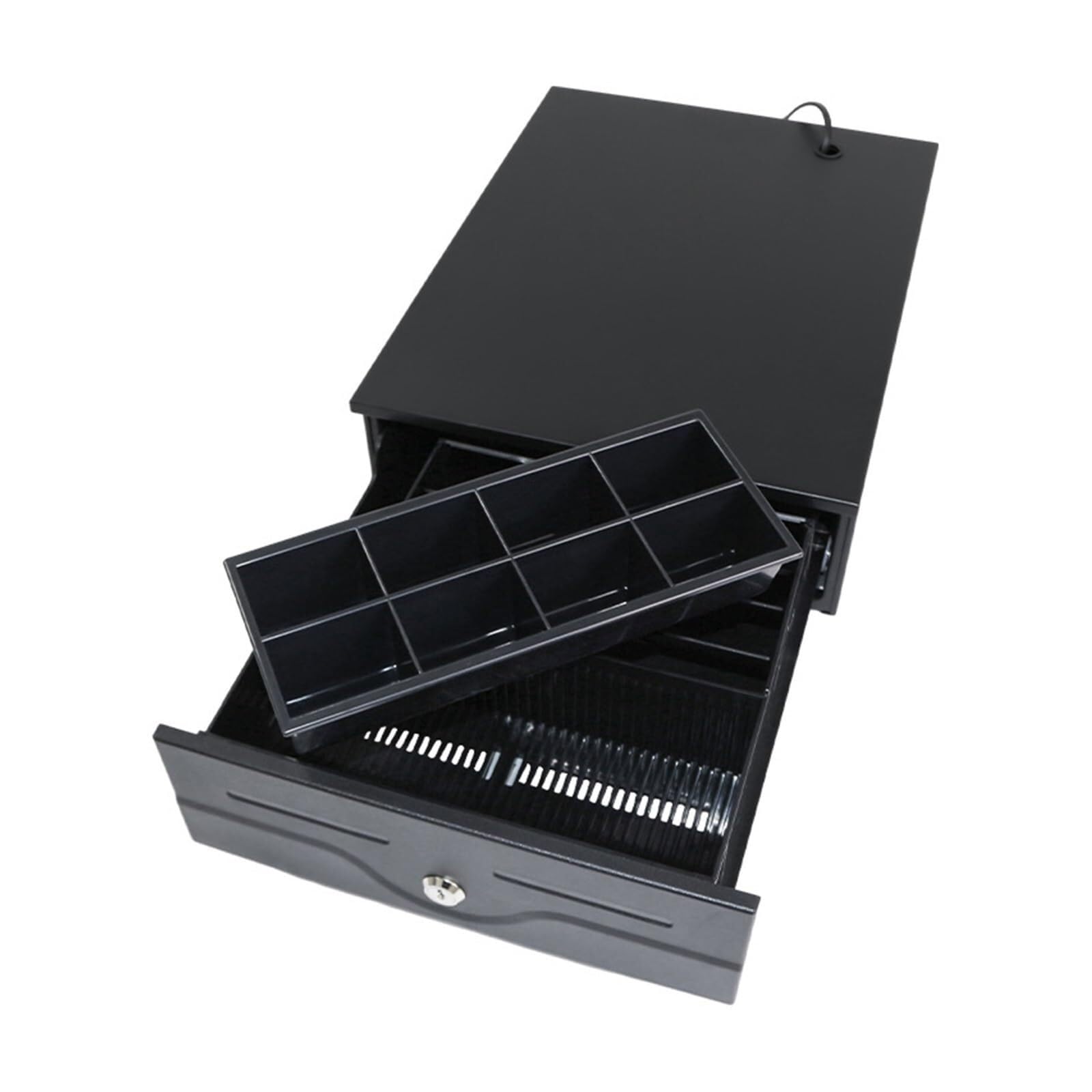 Caja registradora Caja Registradora Comercial De Tres Velocidades con Cerradura | Supermercado, Tienda Conveniencia, Titular Facturas