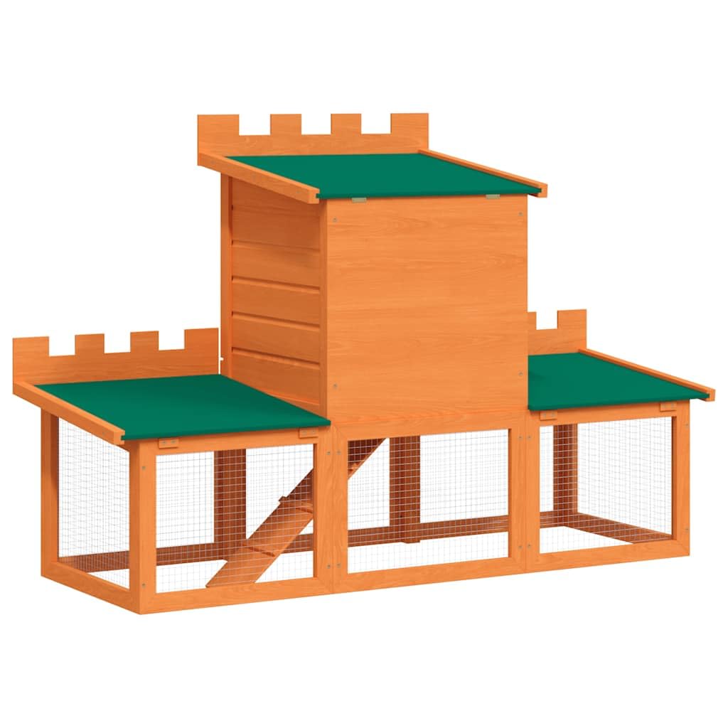 Großer Kaninchenstall Kleintierkäfig Kaninchenhaus Hasenkäfig für Kaninchen Meerschweinchen Klein Haustier Einzelhaus
