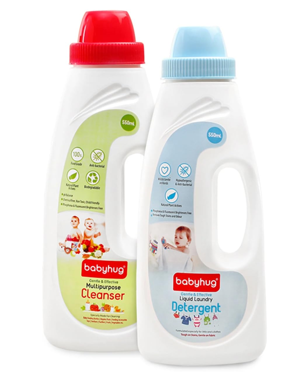 Combo Pack of Babyhug Liquid Laundry Detergent - 550 ml AND Babyhug Liquid Multi Purpose Cleanser - 550 ml-image-20