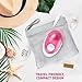 Epilady Skinlady Corded Epilator for Women, Electric Hair-Removal Device with 2-Speed Motor, Portable Hair Remover with Exfoliation Head, Precision Cap, Cleaning Brush, and Carrying Case, Pink