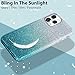 MATEPROX Compatible with iPhone 11 Pro Max case,Bling Sparkle Cute Girls Women Protective Case for iPhone 11 Pro Max 6.5 inch(Gradient Green)
