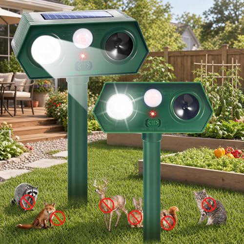2026 New Animal Repellent Outdoor Squirrel Raccoon Sonic