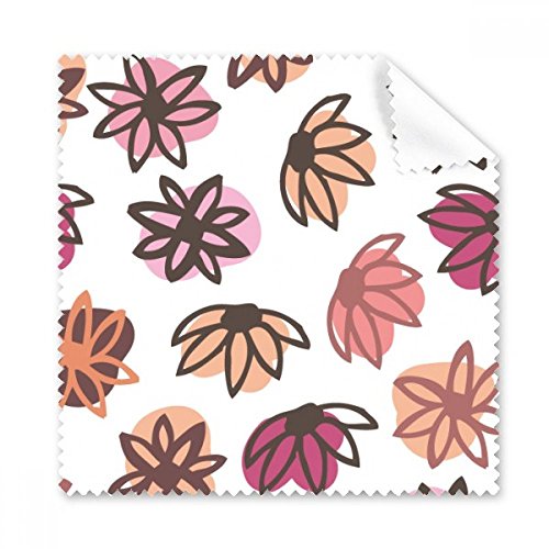 Chiffon de nettoyage tissu lunettes écran téléphone microfibre motif plantes résumé