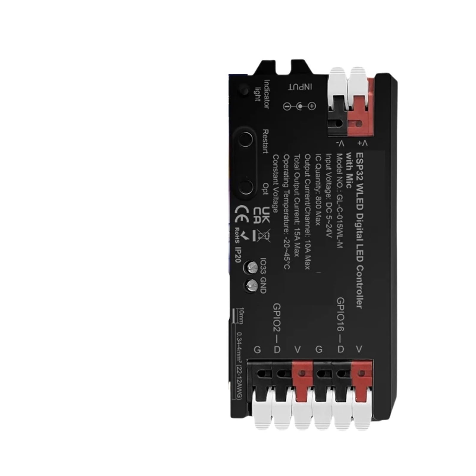 ESP32 WLED para iluminación ambiental de habitaciones y fiestas con ritmo musical