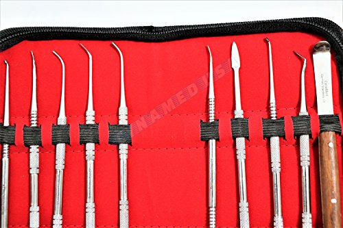 German Stainless Dental Lab Equipment Dental Kit Wax Carving Tool Set