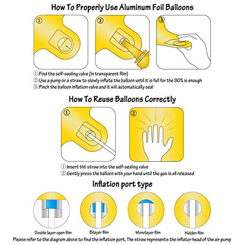 Letter Balloons 40 Inch Giant Jumbo Helium Foil Mylar For Party Decorations Gold (Letter R, 40" Gold) #TOP2