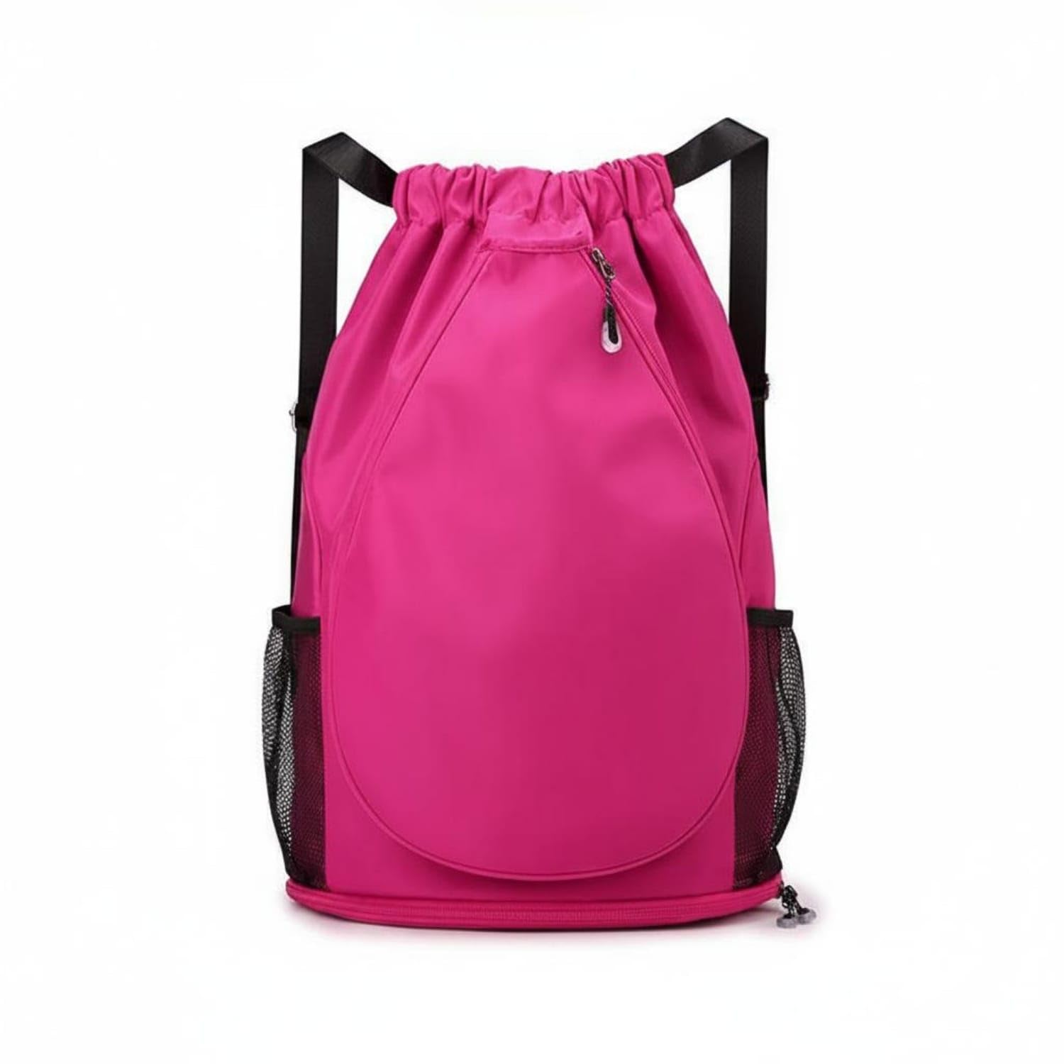 Large Capacity Badminton Drawstring Rose Red Polyester | Storage Practical Comfort Polyester Large Red Rose-picture-10