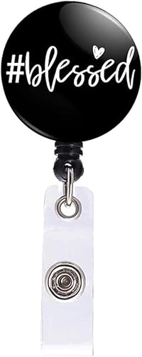 Carrete retráctil con clip giratorio de cocodrilo, divertido soporte para credencial de enfermera, lindo carrete de insignia de enfermería para RN