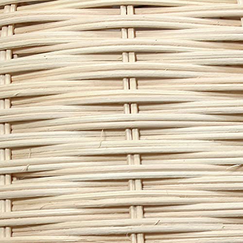 Elegant Designs PT1007-NAT Elongated Coastal Dome Rattan Downlight Pendant, Natural - Image 3