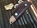 Now Handcrafted Small Hunting Knife - Damascus Steel - Neck Knife