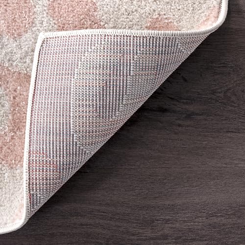 Alfombra decorativa Leopard Print 120x72 cm rosa miniatura 3