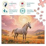 Marengo, 1000-Teile-Puzzlespiel, Visuelles Vergnügen Und Geistige Herausforderung, Ideal Zum Einrahmen, Ab 8 Jahren,Pferd, 38x26cm/1000pcs