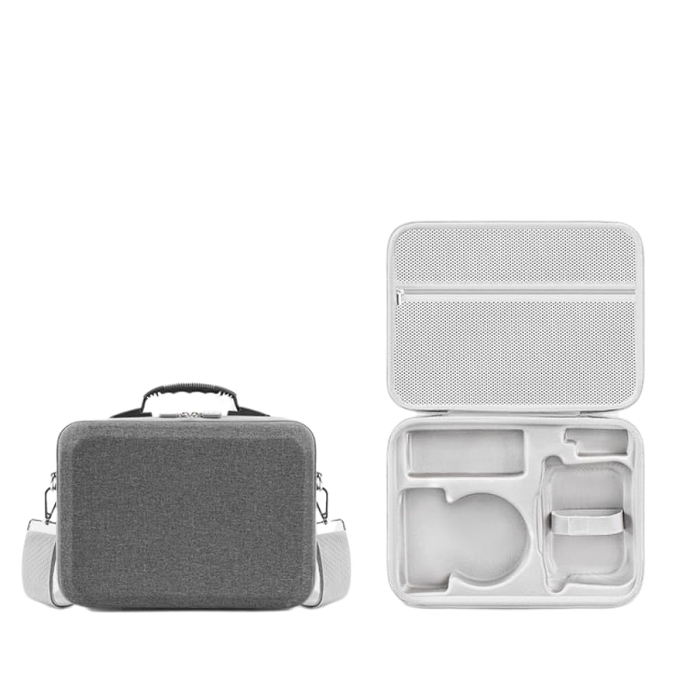 Custodia per DJI Flip, Borsa di Stoccaggio Portatile Custodia per Droni Borsa Accessori per Telecomando RC2 RCN3, Batteria per Droni, 35 x 26 x 12cm (Grigio)