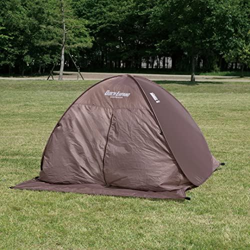 武田コーポレーション 【ワンタッチテント・キャンプ・日よけ・2-3人用】 グラファイト サイズ:約幅200×奥行195×高さ125cm クイックエクスパンドサンシェードFメッシュフルクローズグラファイト Q6MX-200-GP 7枚目