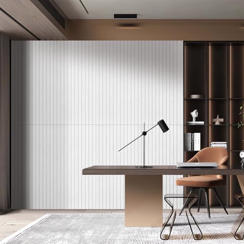 Image of 6 Pack Acoustic Wall Panels, 47.2 inch X 23.6 inch Sound Absorbing Panels, Decorative Sound Proof Panels for Office, Studio, Home Theatre - White