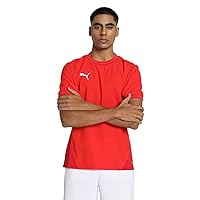 PUMA Teamfinal Maglia da Calcio, Rosso Bianco-Veloce Rosso