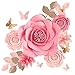 Fonder Mols 3D Paper Flowers Decorations for Wall (Blush Pink, Set of 16), Paper Flower Backdrop, Nursery Decor, Giant Paper Flowers, Wedding Centerpiece