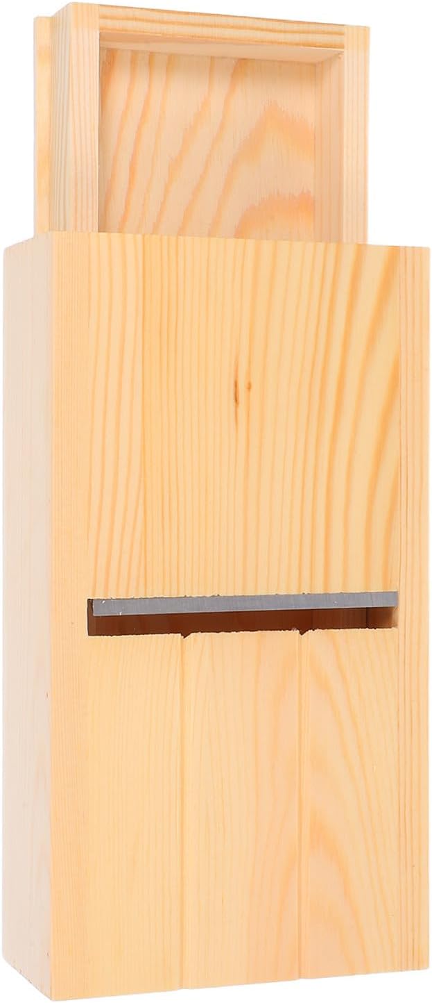 SUPVOX Wooden Soap Beveler Planer Trimming Tool Easy Storage with Drawer Box Adjustable Cutting Thickness Smoothing and Cutting Features for Handmade Creations and Soapmaking Projects