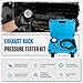 Exhaust Back Pressure Tester Kit, Professional Automotive Exhaust Back Pressure Gauge Set with 5FT Hose, M12 & M18 Adapters, for Trucks, SUVs, Vans etc.