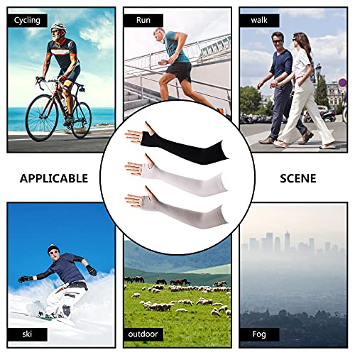 Manicotti del braccio,3 paia di protezione UV