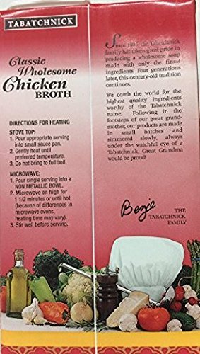 Miniatura 2 de Tabatchnick Caldo de pollo clásico saludable de 32 onzas, paquete de 3.3