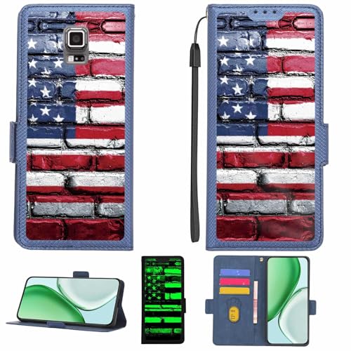 Kinetijy Case Compatible for Galaxy S5 Active Phone Case Flip Cover [with Tempered Glass Screen Protector][RFID Blocking][Luminous Effect] LPT-GQ