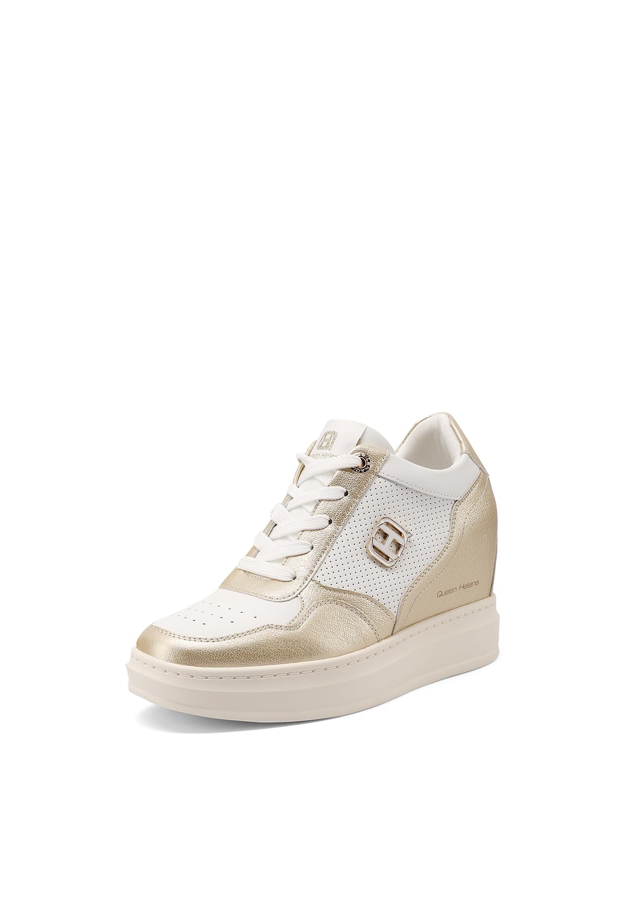 QUEEN HELENA Sneakers Alte con Zeppa Donna X34-42