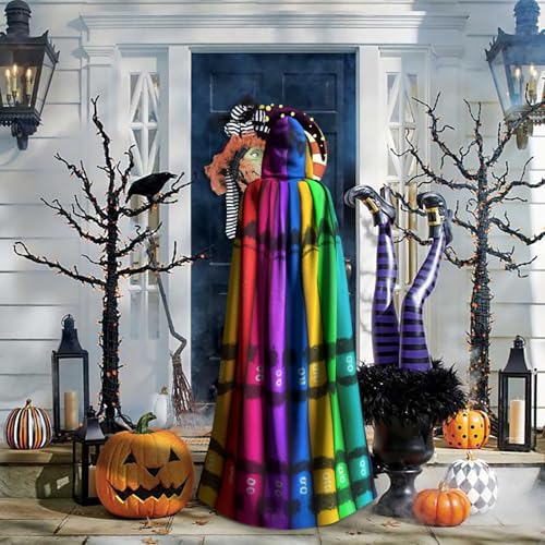 Cape de fête et veste à capuche Halloween mixte style crayons