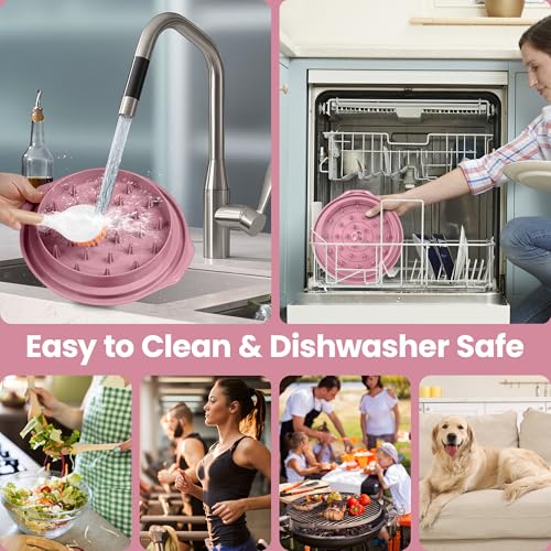 🏡🍽️Chicken Shredder Tool Twist – 10'' Pro Meat Grinder for Chicken Breast & Pulled Meat | Visible Kitchen Gadget with Brush, Anti-Slip Base & Ergonomic Handle (Black) - Image 5