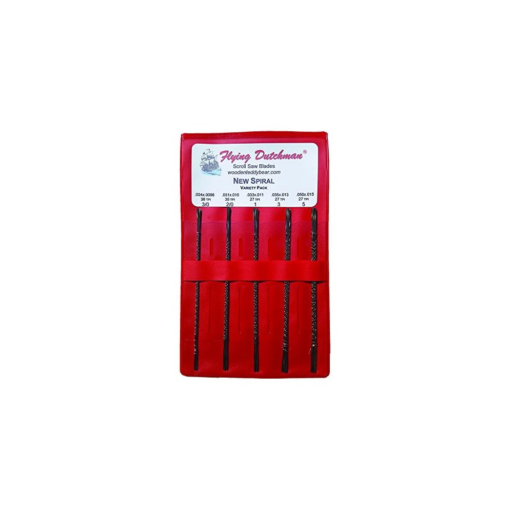 Buy Flying Dutchman New Spiral Five Dozen Scroll Saw Blade Variety Pack Online at Lowest Price