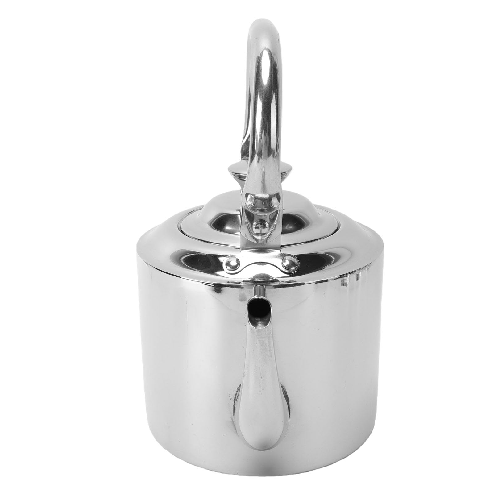 Greensen Bollitore per tè da Piano Cottura, Teiera a Collo di Cigno in Acciaio Inossidabile 304 con Infusore Rimovibile, Manico Ergonomico Cool Touch, per Versare Sopra la Preparazione del tè Al (2L)